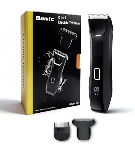 2 in 1 Groin Hair Trimmer & Body Groomer for Men, Ball Shaver with